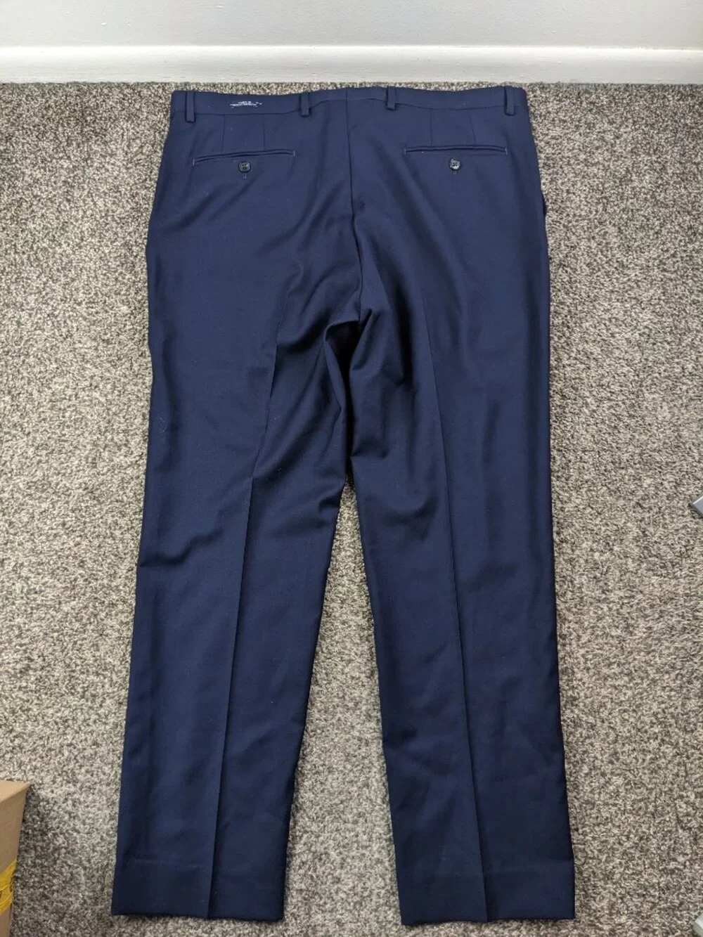 NWT Joseph Abboud 44S Suit Wool Blend Stretch Navy Blue 38x30 Classic Fit